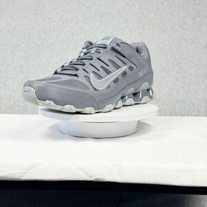Nike Reax 8 TR Mesh Cool Grey Wolf Grey Training Shoes 621716-010 Mens 11